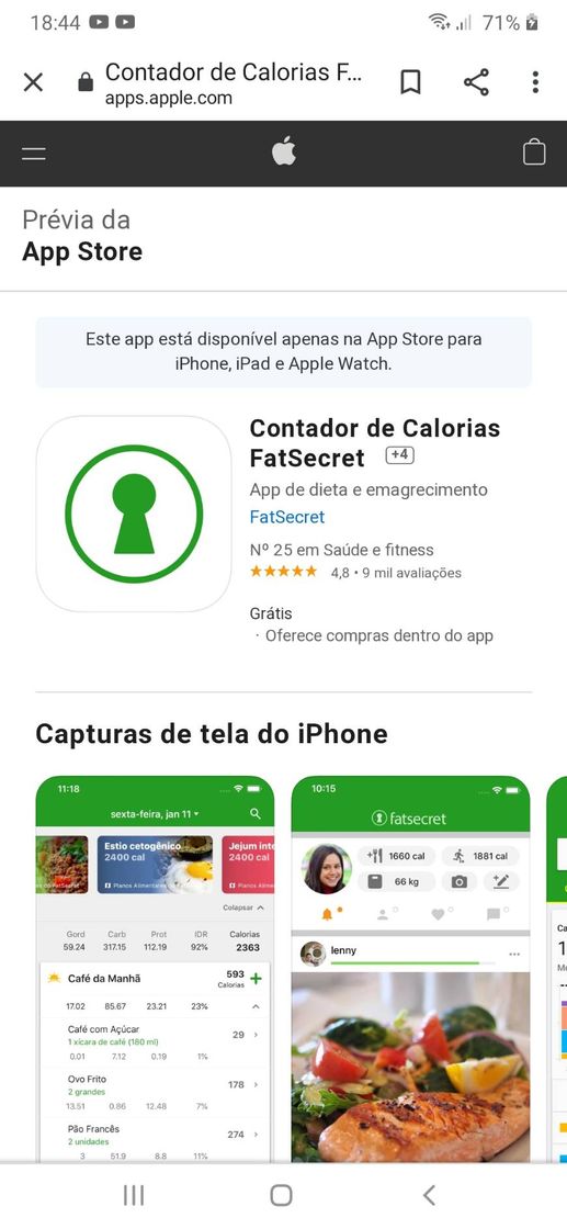 Moda Como usar o FatSecret para emagrecer com low carb