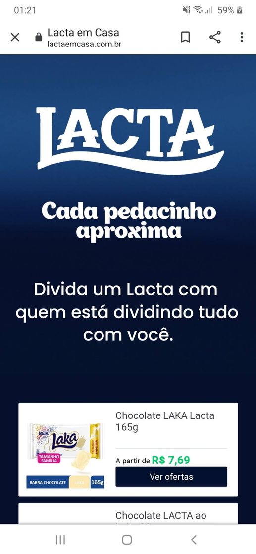 Moda Lacta em Casa