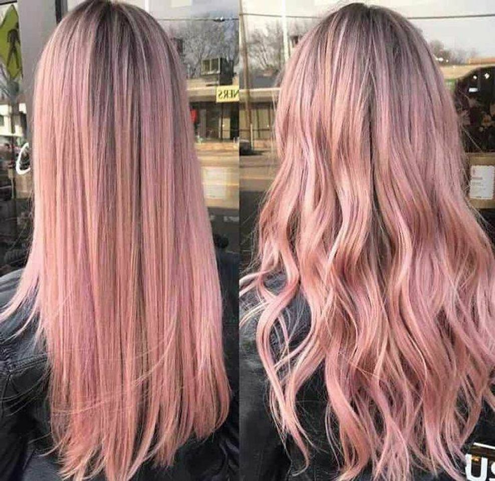 Fashion A beautiful pink hair 