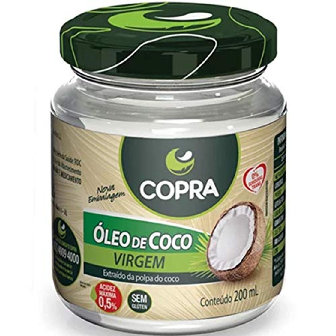 Product Óleo de Coco Extra Virgem - Promove Menor Acúmulo de Gorduras no