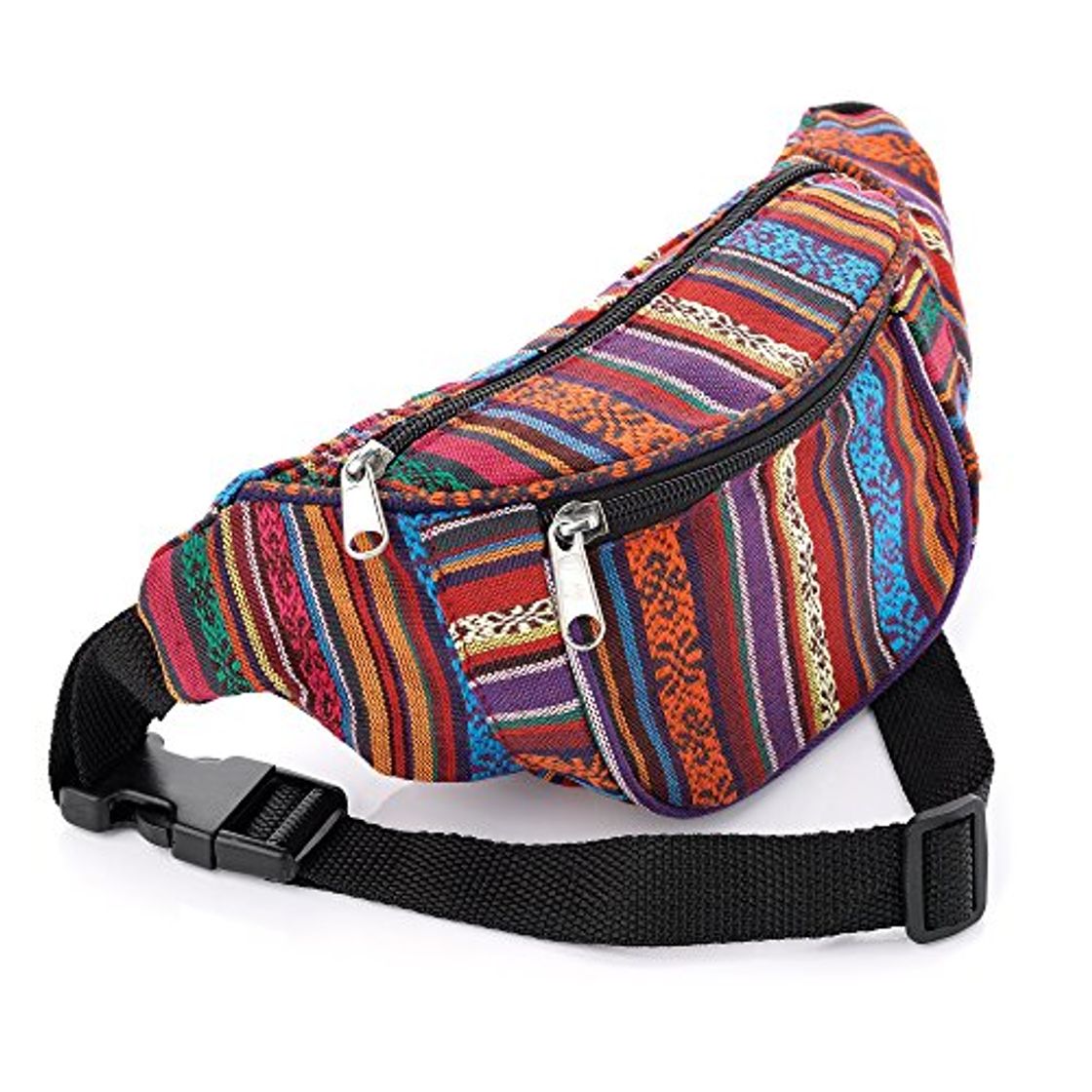 Moda Multi Colour Tribal Print Coloured Bum Bag