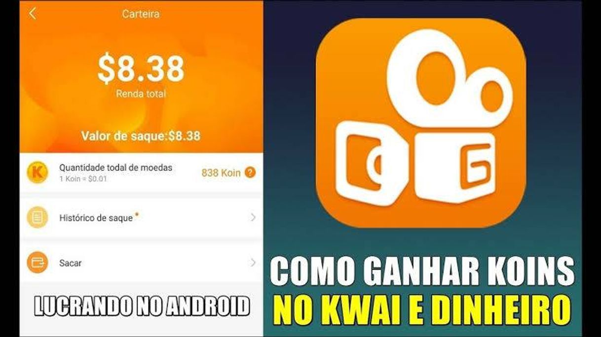 App Kwai - Ganhe Dinheiro Assistindo 