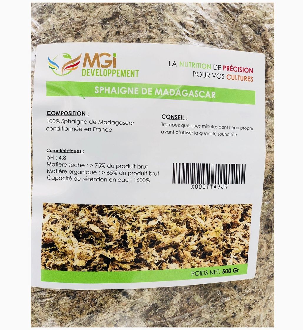 Producto Musgo Sphagnum 500Grs MGI DEVELOPPEMENT