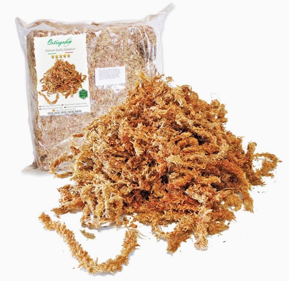 Producto Musgo Sphagnum Premium 500Grs ORTISGREEN 