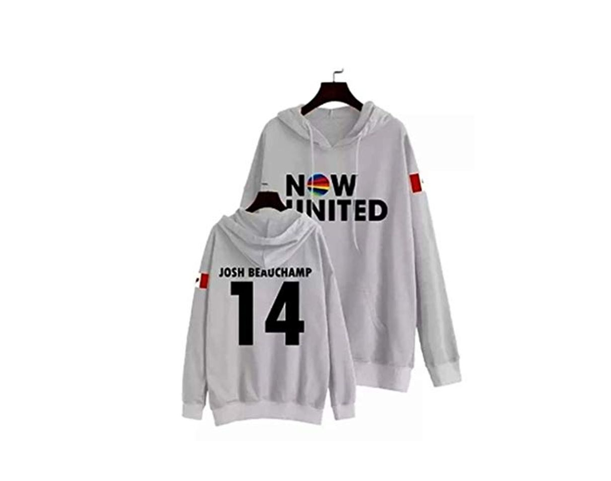 Social 2020 Now United Sudadera con capucha Sudaderas Hombres Mujeres Josh Beauchamp 14 Pullover Unisex Harajuku Tracksui