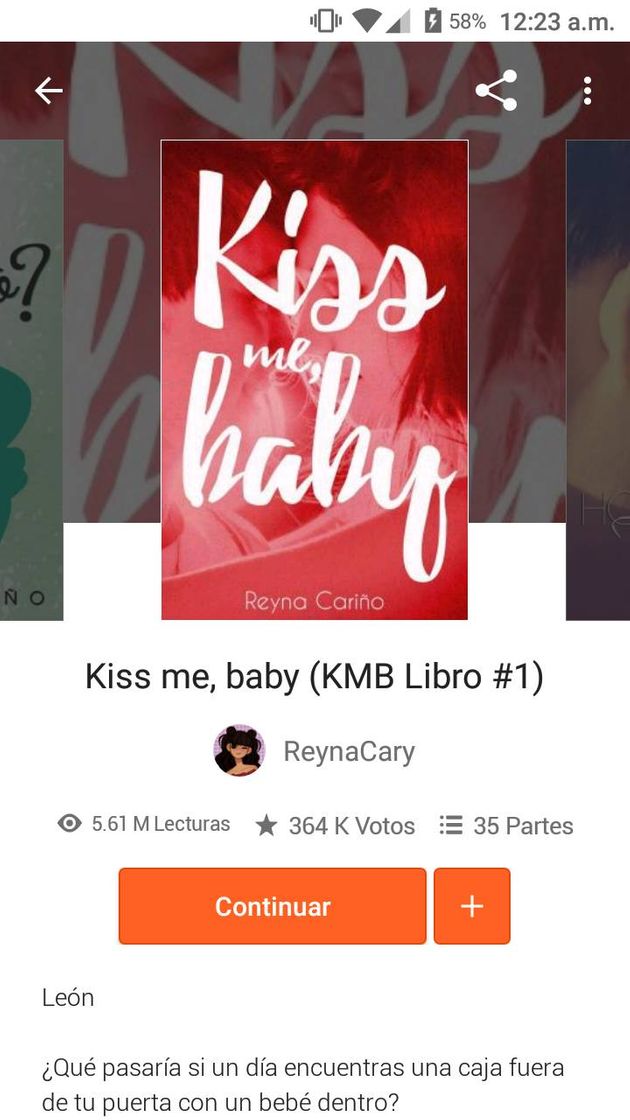 Libros 😘kiss me baby😽