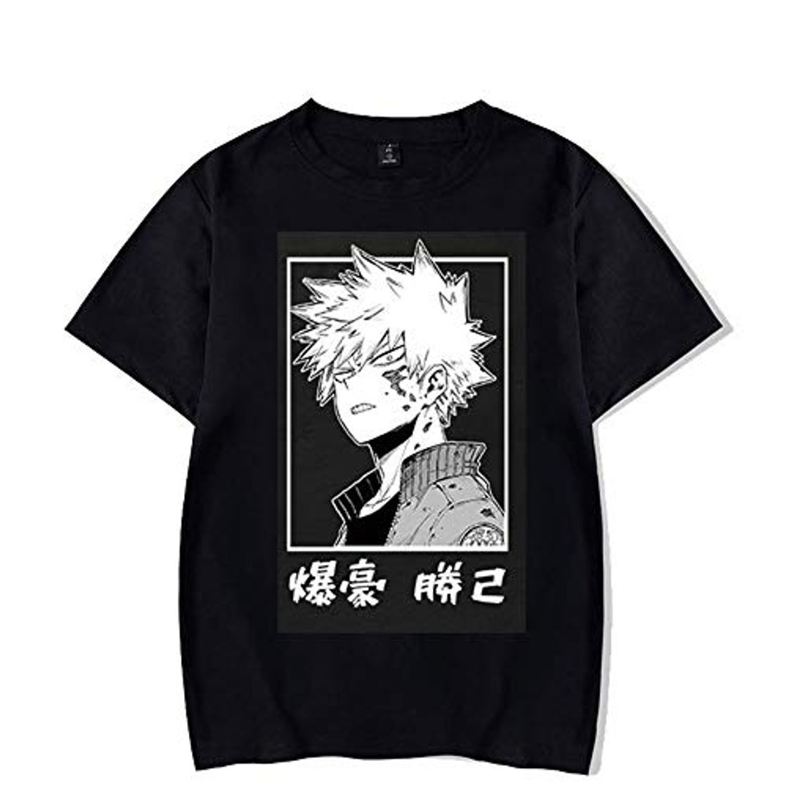 Moda My Hero Academia Bakugou Camiseta Deku Izuku Cosplay Camiseta Boku No Hero Academia Camiseta de Manga Corta