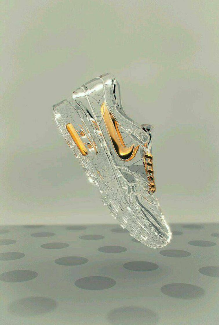 Moda Nike Air maks transparente