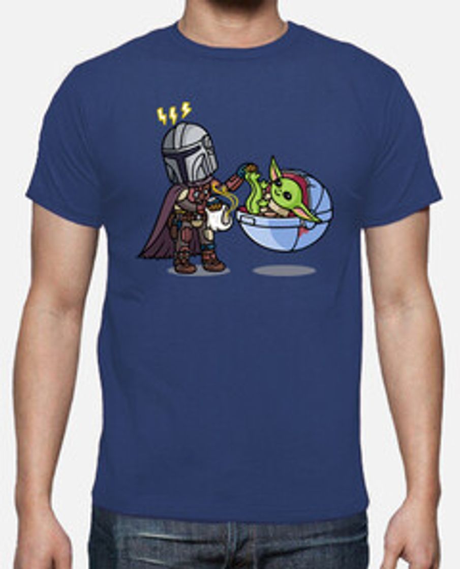 Moda Camiseta papá Mandalorian