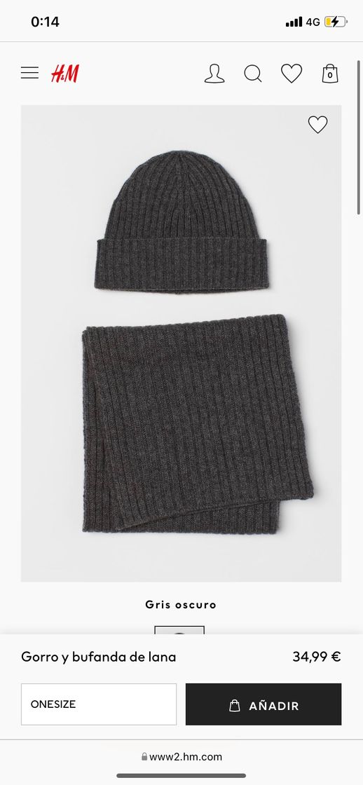 Fashion Gorro y bufanda de lana - Gris oscuro - HOMBRE | H&M ES