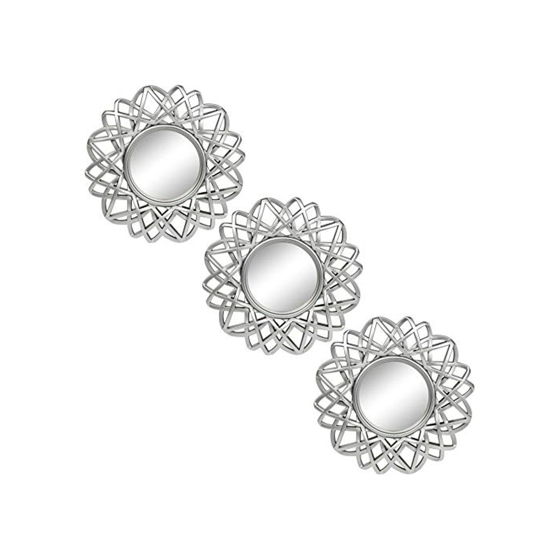 Pequeños Espejos Redondos para decoración de Pared Set de 3 – Accesorios