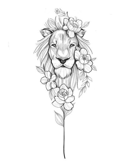 Desenho de leão 