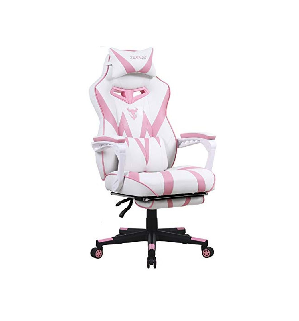 Producto Silla de Juego Gaming para Adultos, Silla Gaming con Reposapiés, Silla Ergonómica