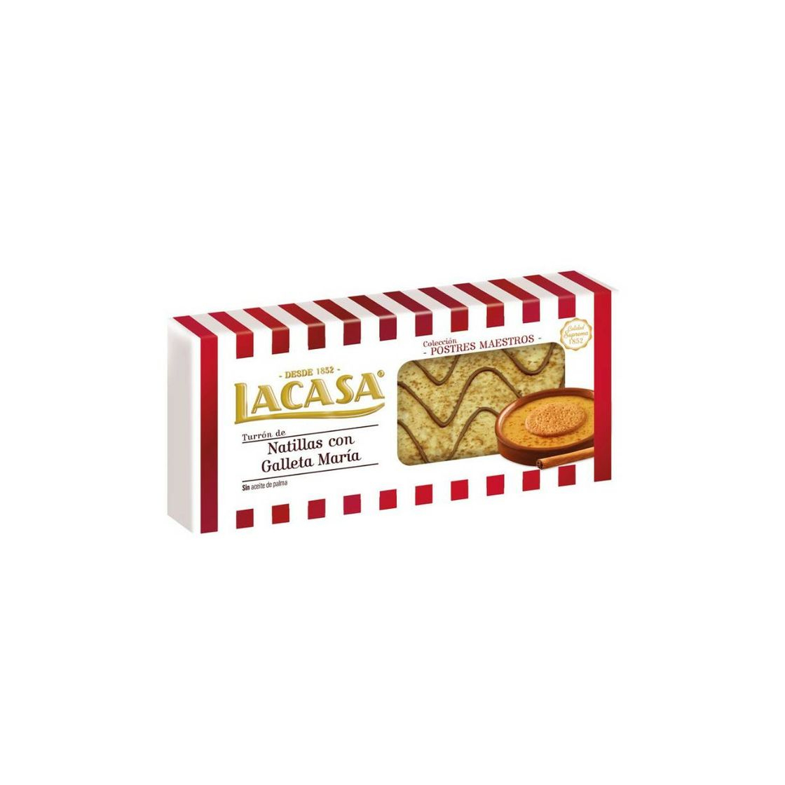 Product Lacasa Turrón Praliné de Natillas con Galleta María