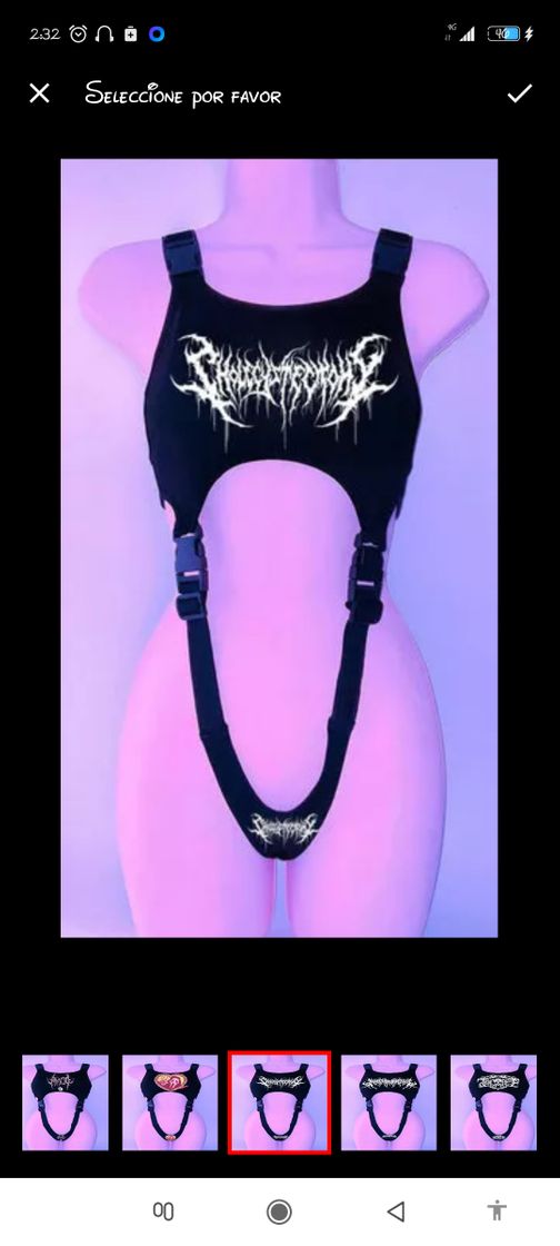 Social Body Top Corto Negro As Shown6