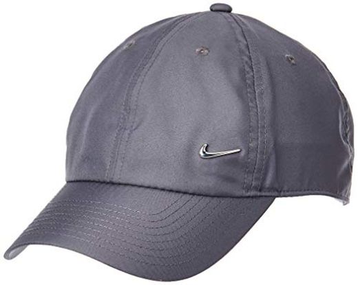 Nike U Nk H86 Cap Metal Swoosh Hat, Unisex Adulto, Dark Grey/