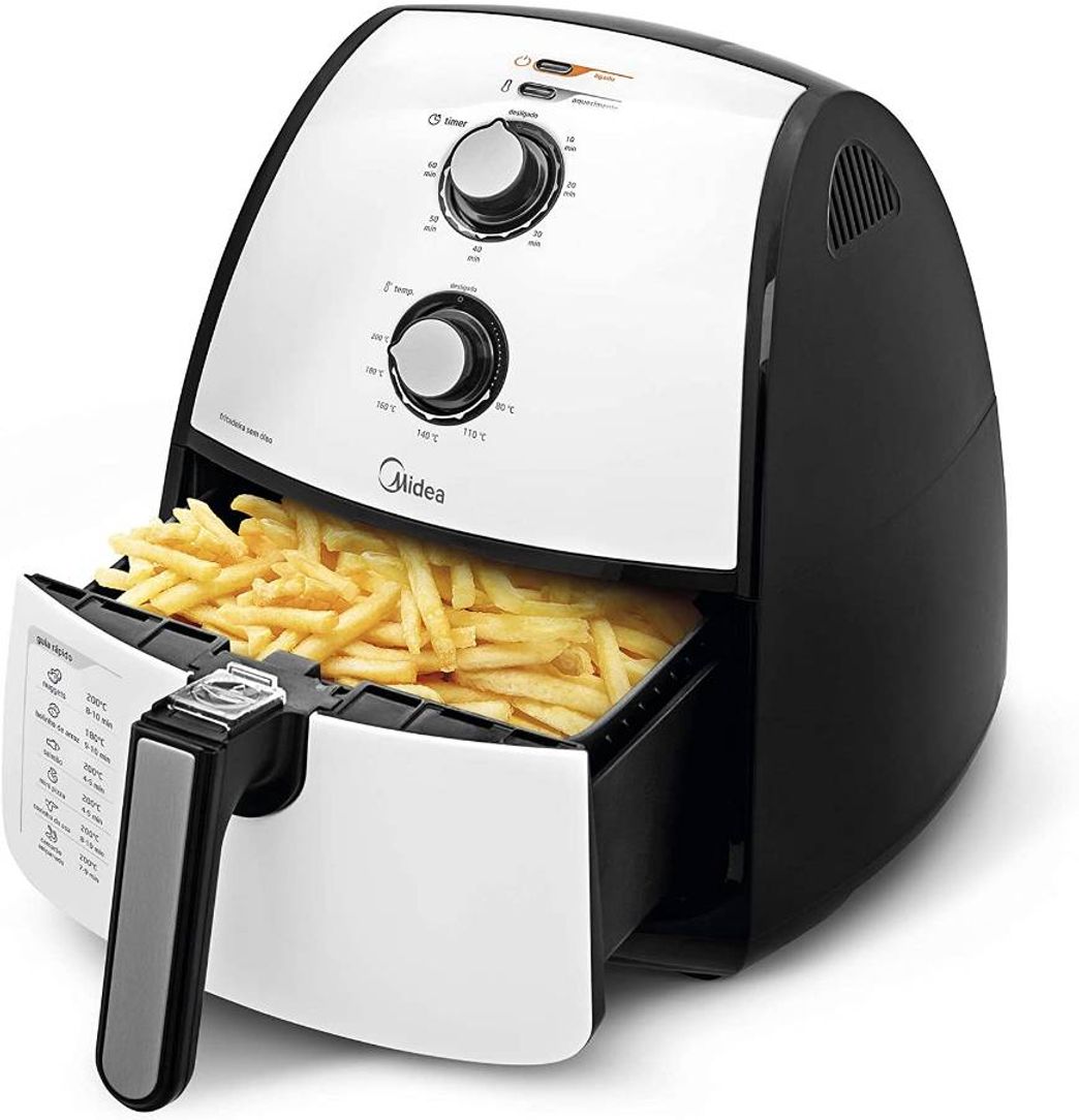 Fashion Fritadeira Airfryer, 4L, Branco, 220v, Midea