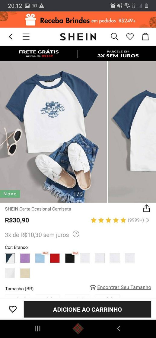 Fashion 🐸Camiseta com várias cores indie🌼