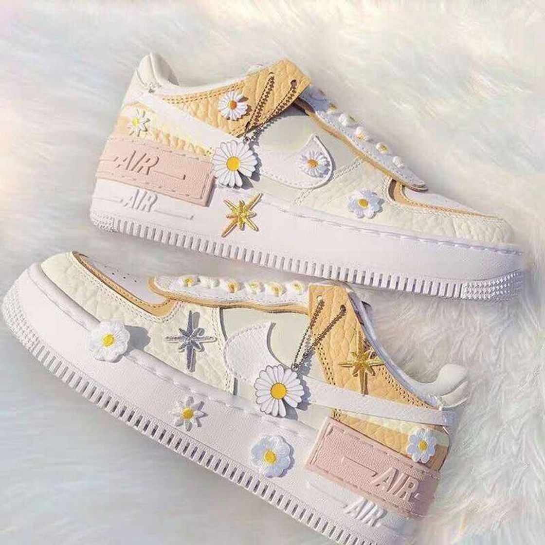 Social Little daisies shoelaces cartoon printing fashion 