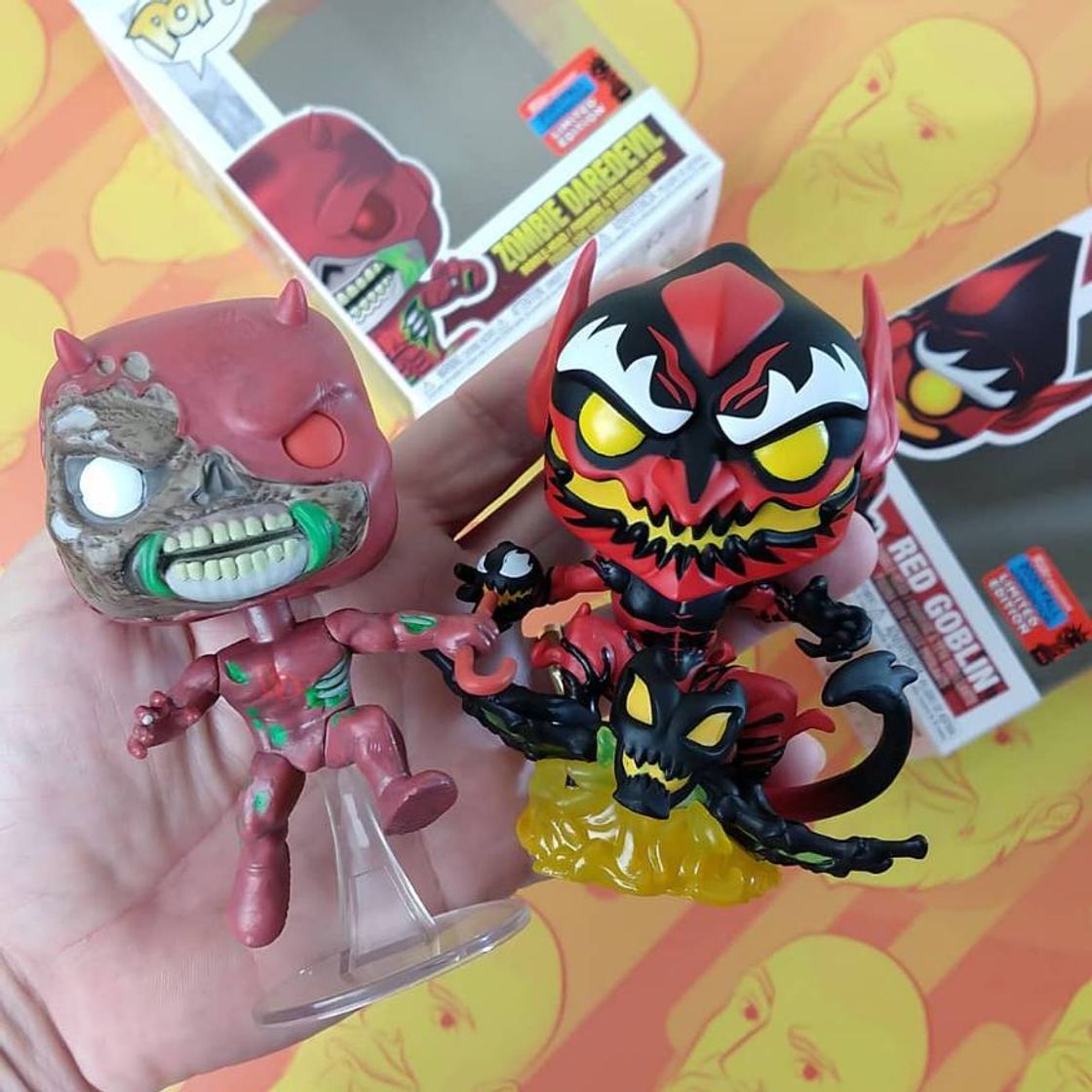 Fashion Funko Pop Marvel do Daredevil e do Red Goblin