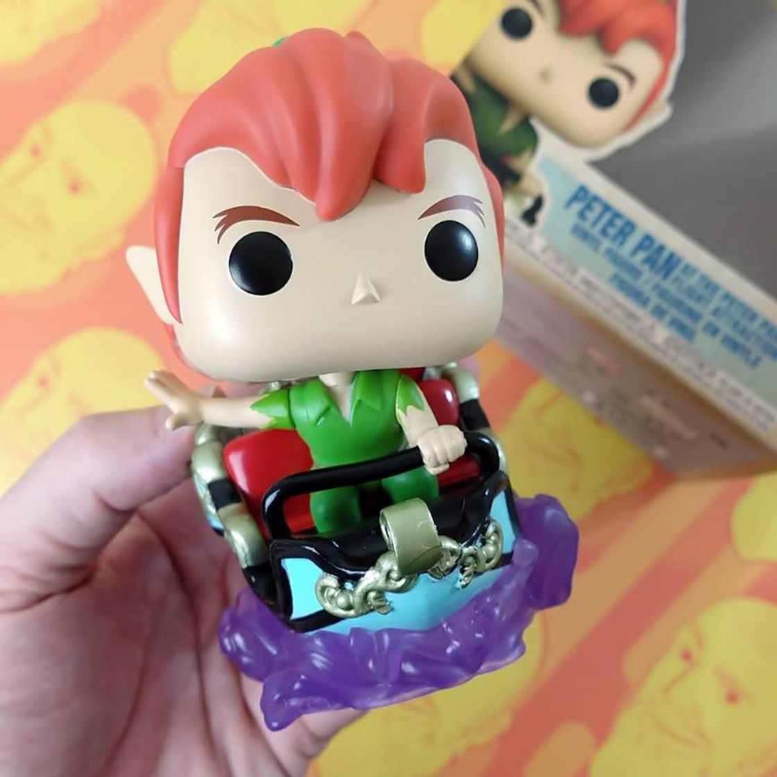 Fashion Funko Pop Peter Pan no carrinho do Parque