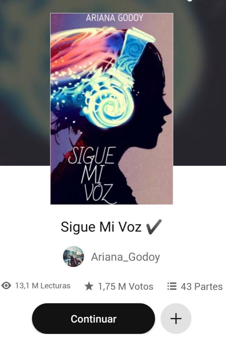 Libro Sigue Mi Voz. Ariana Godoy. 