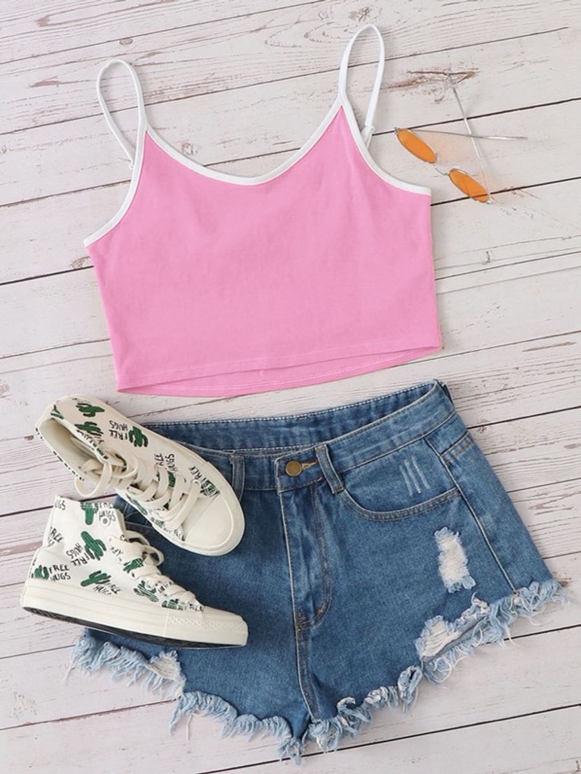 Fashion Croptop rosa