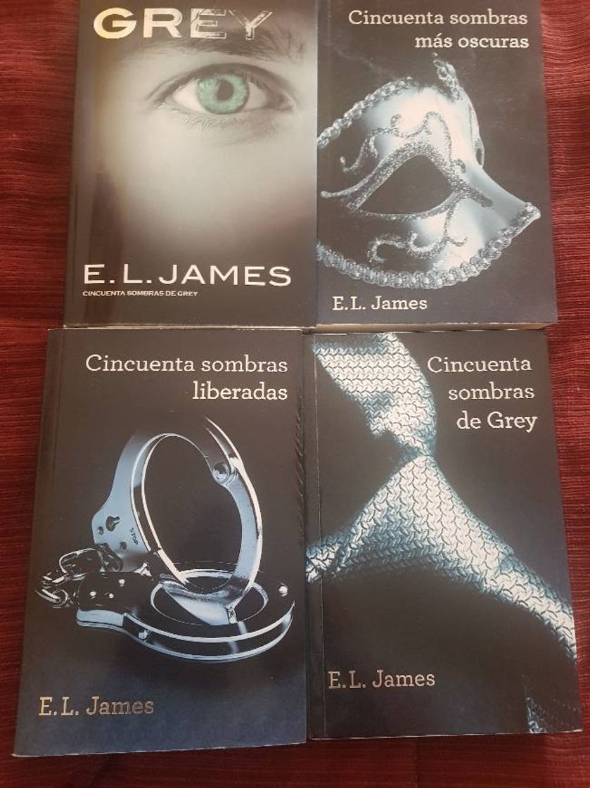 Libro Trilogía Cincuenta sombras