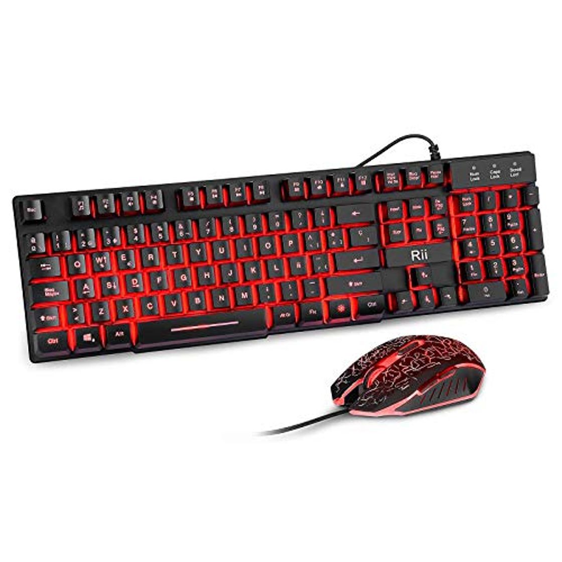 Electronic Rii RK108 Packs de Teclado y Ratón Gaming