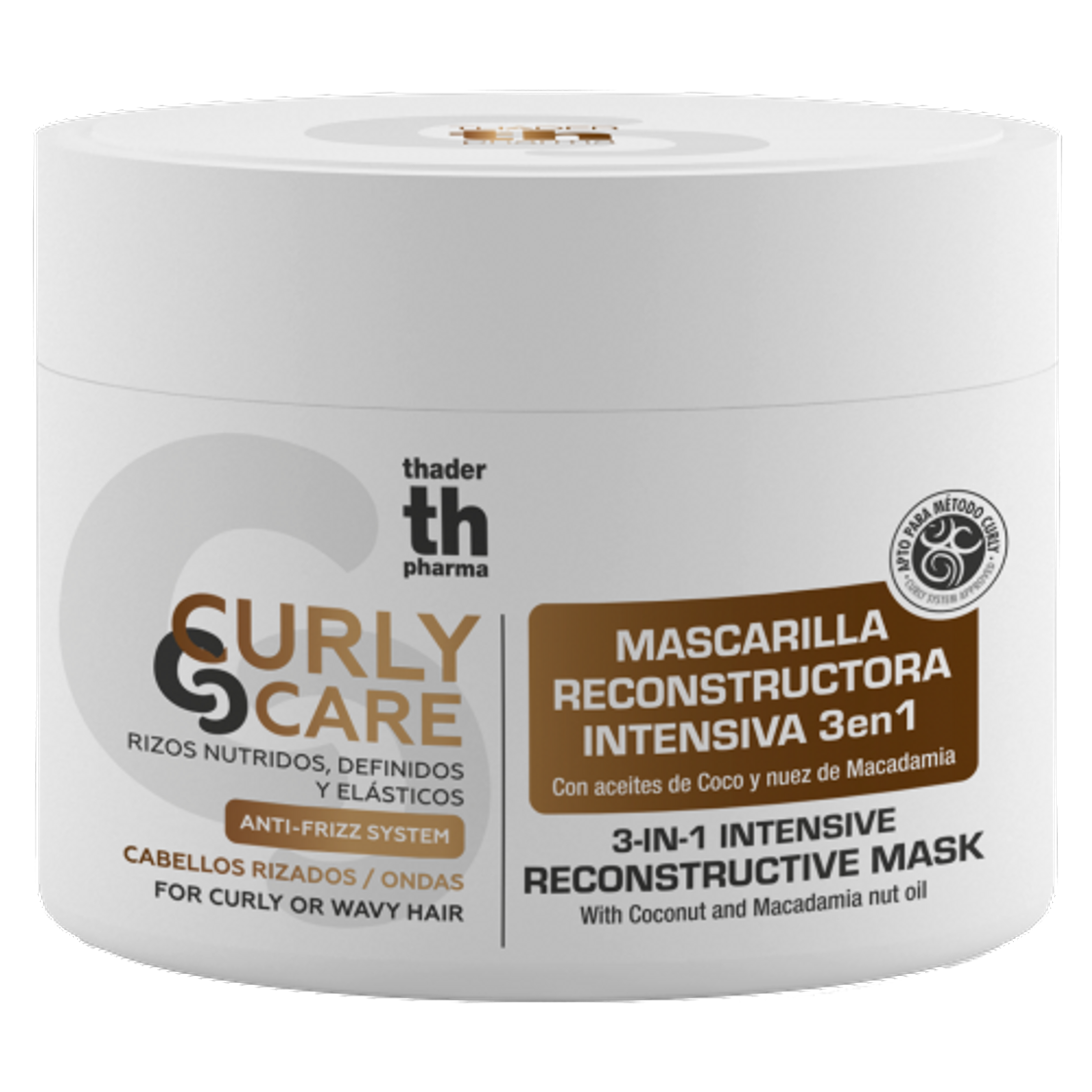 Social Mascarilla reconstructora 3 en 1 | Curly Care 