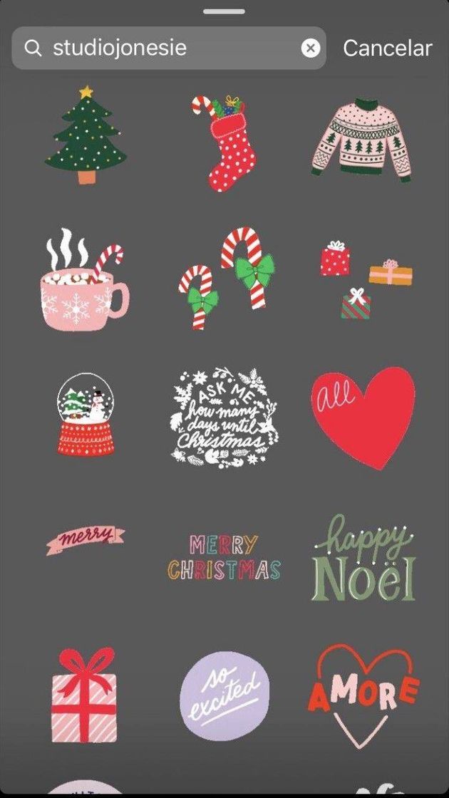 Social Gifs de natal.