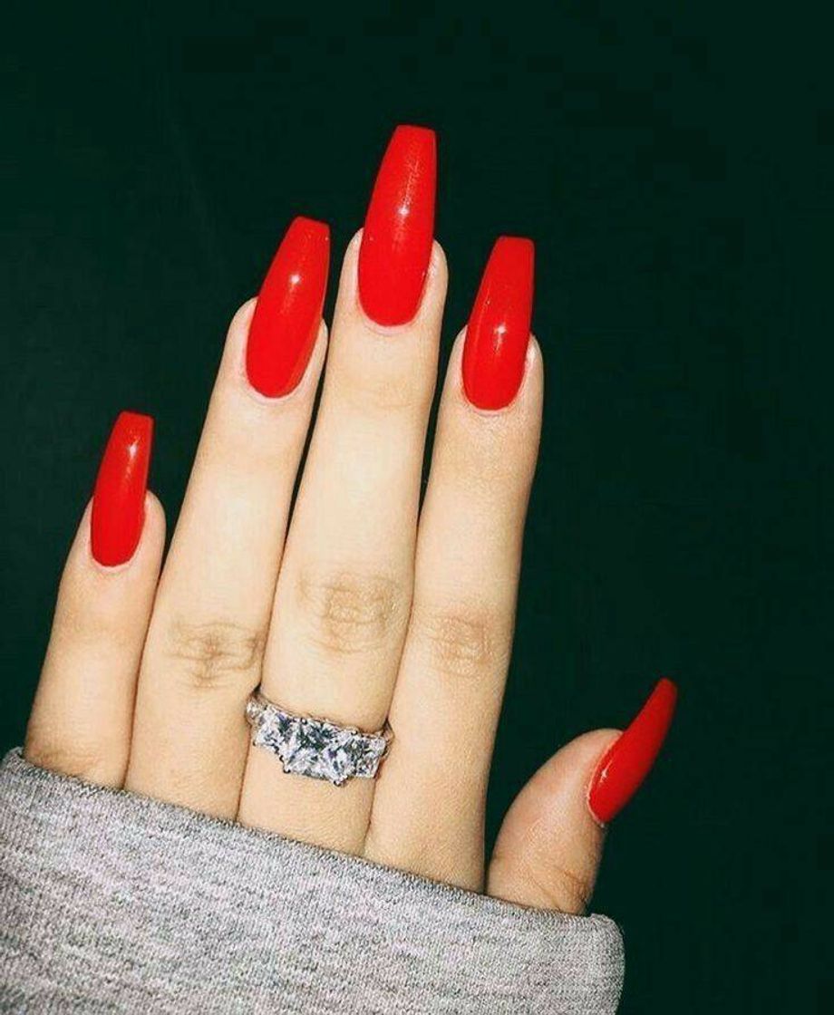 Moda Red nails 🌹❤