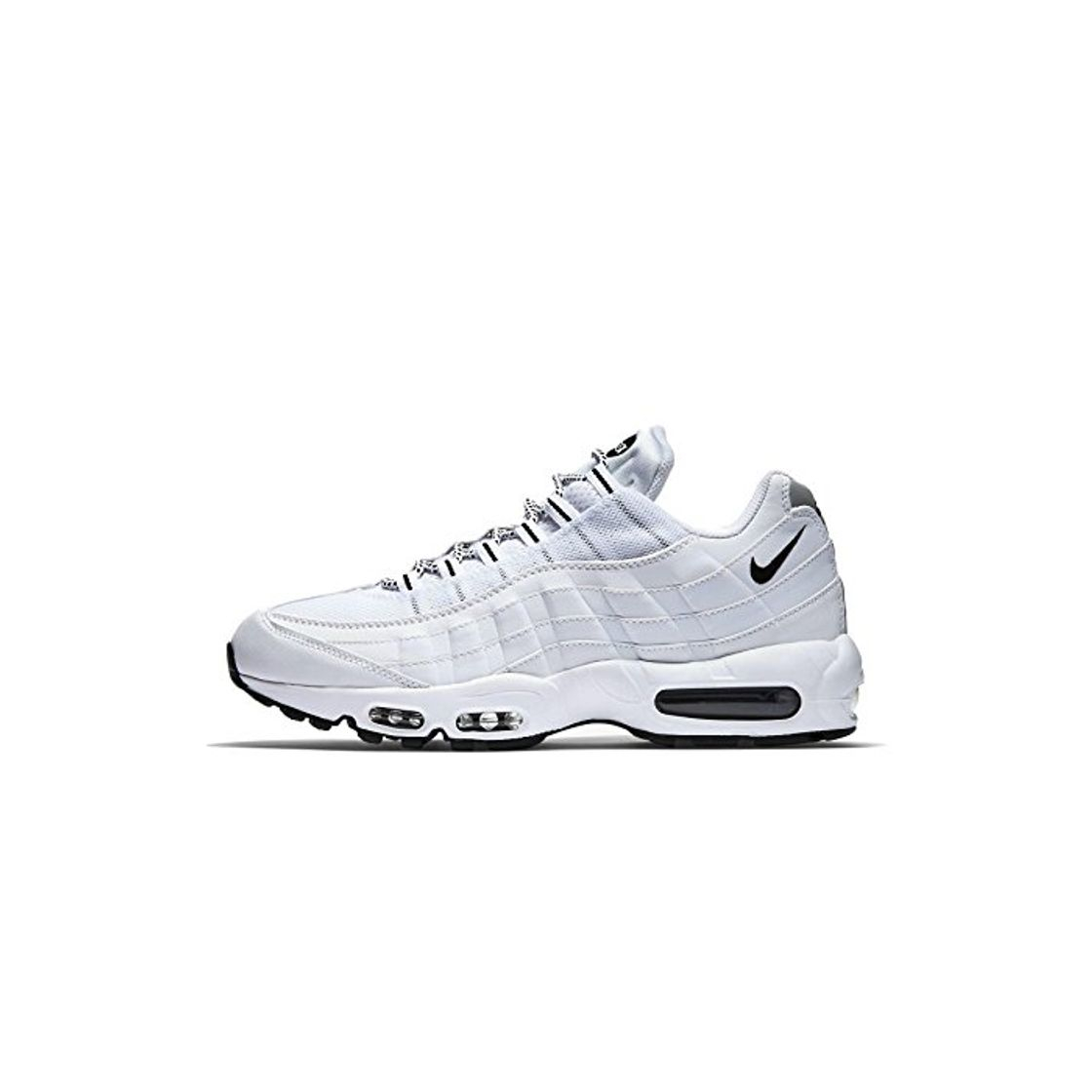 Moda Nike Air MAX '95, Zapatillas de Running Hombre, Blanco/Negro