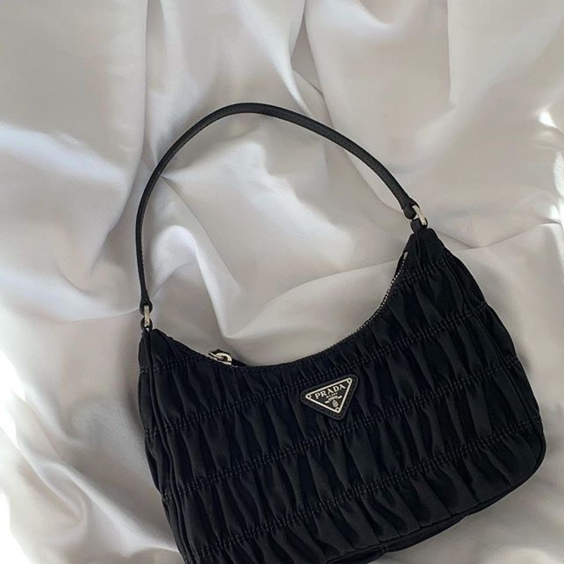 Fashion BOLSA PRADA NYLON E COURO