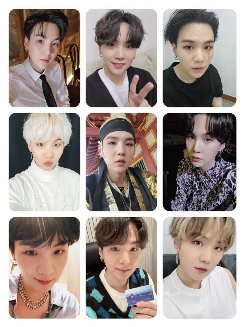 Moda Yoongi Photo cards 💜