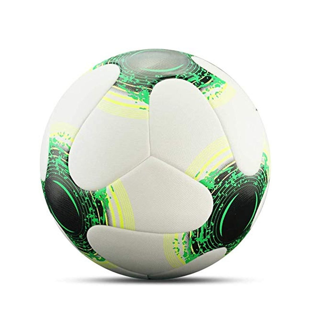 Social Plztou Talla 5 Fútbol PU Durable Balón de fútbol Deporte al Aire Libre Bolas de Entrenamiento