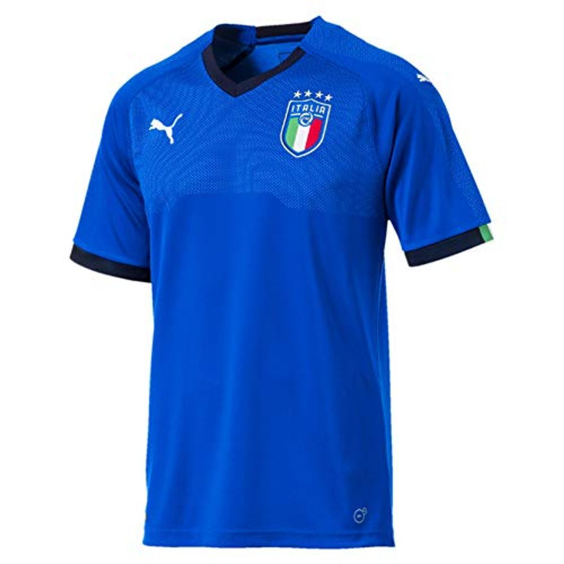Social Puma Italia Home Replica, Camiseta para Hombre, Azul