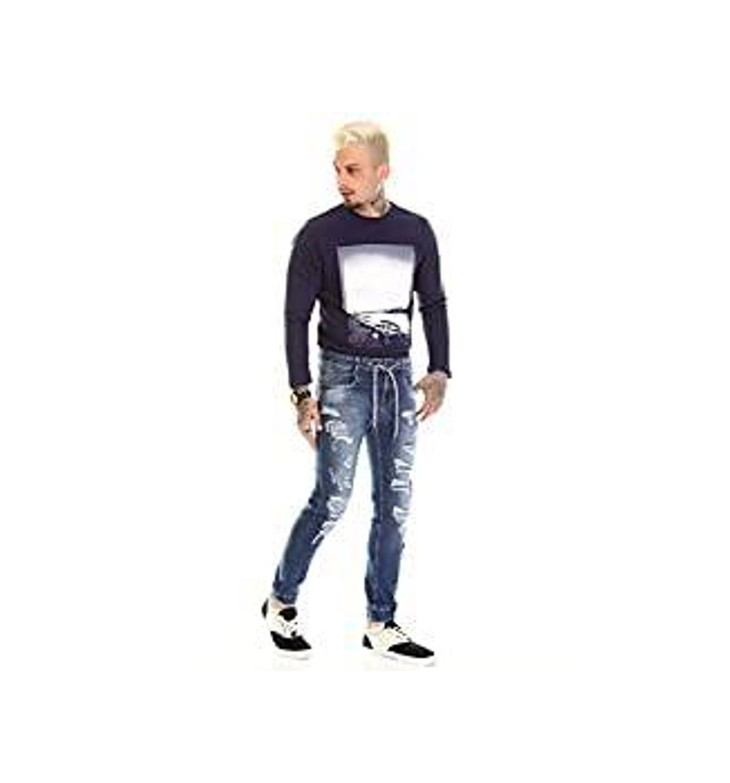 Moda Calça jeans jogger masculino