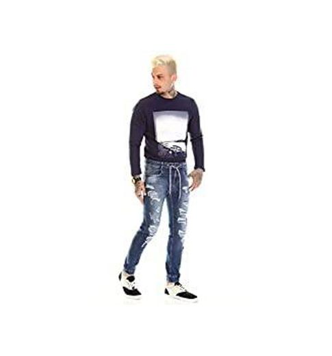 Calça jeans jogger masculino