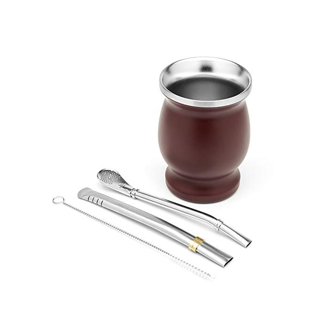 Producto BALIBETOV Set de Mate de Doble Pared de Acero Inoxidable - Alternativa