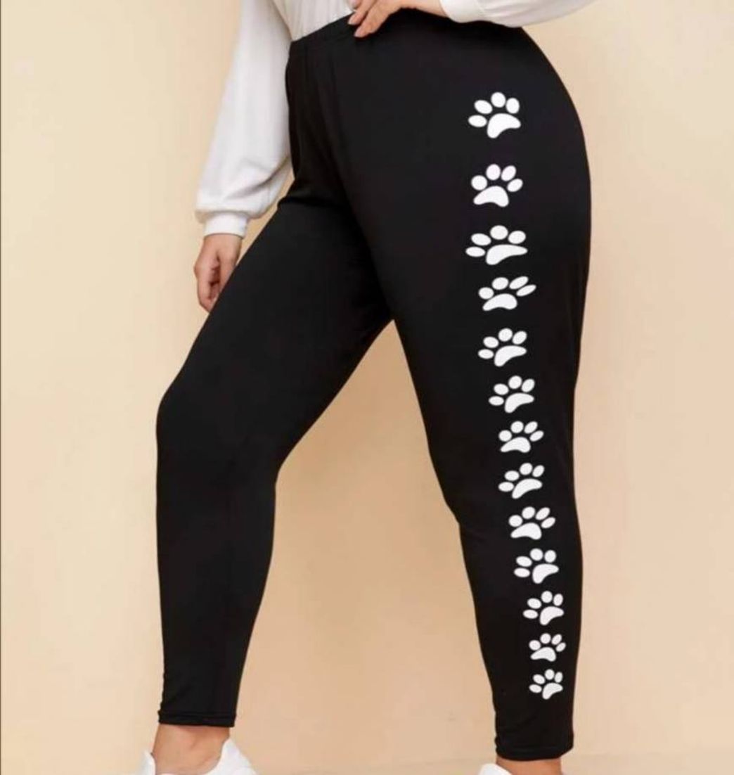 Fashion Leggins con huellas