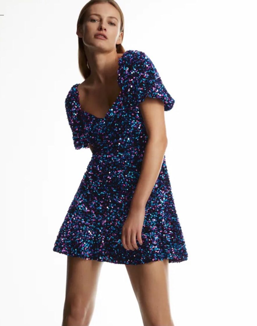 Social VESTIDO MINI LENTEJUELAS | ZARA Puerto Rico