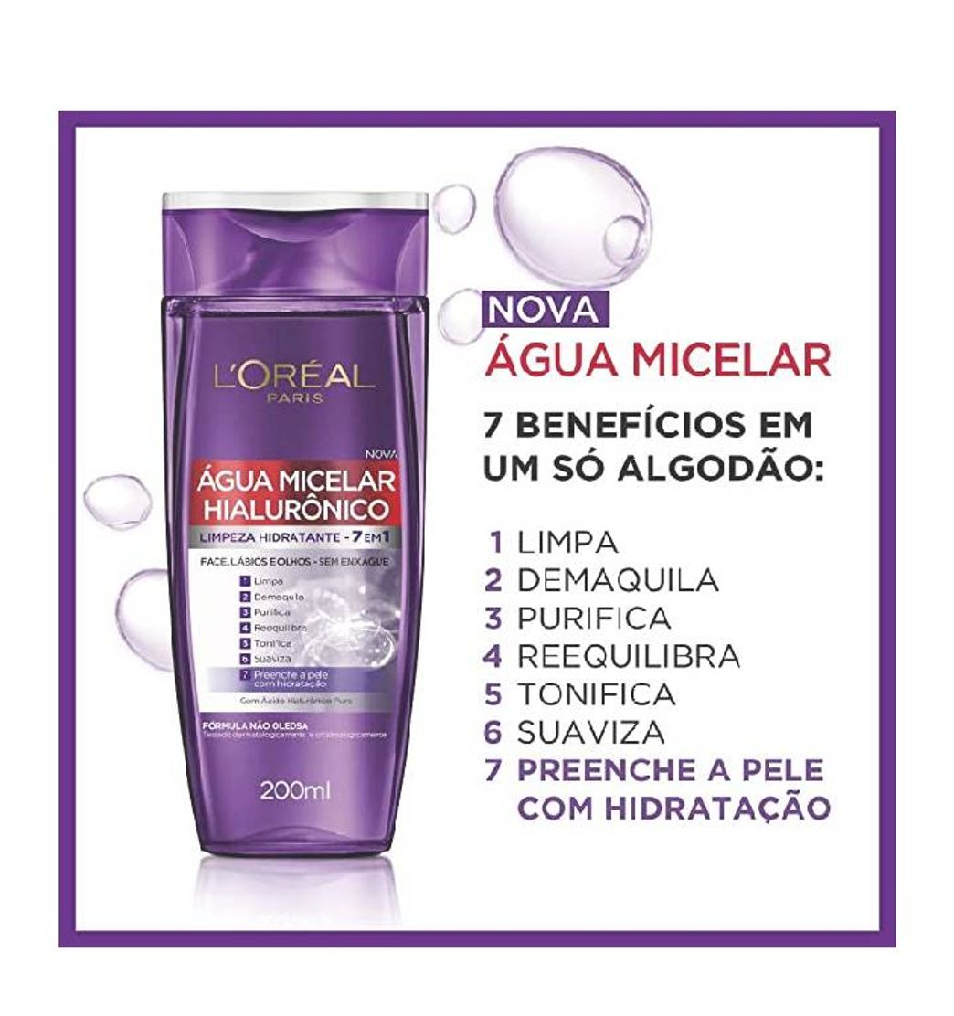 Moda Água micelar hialurônico