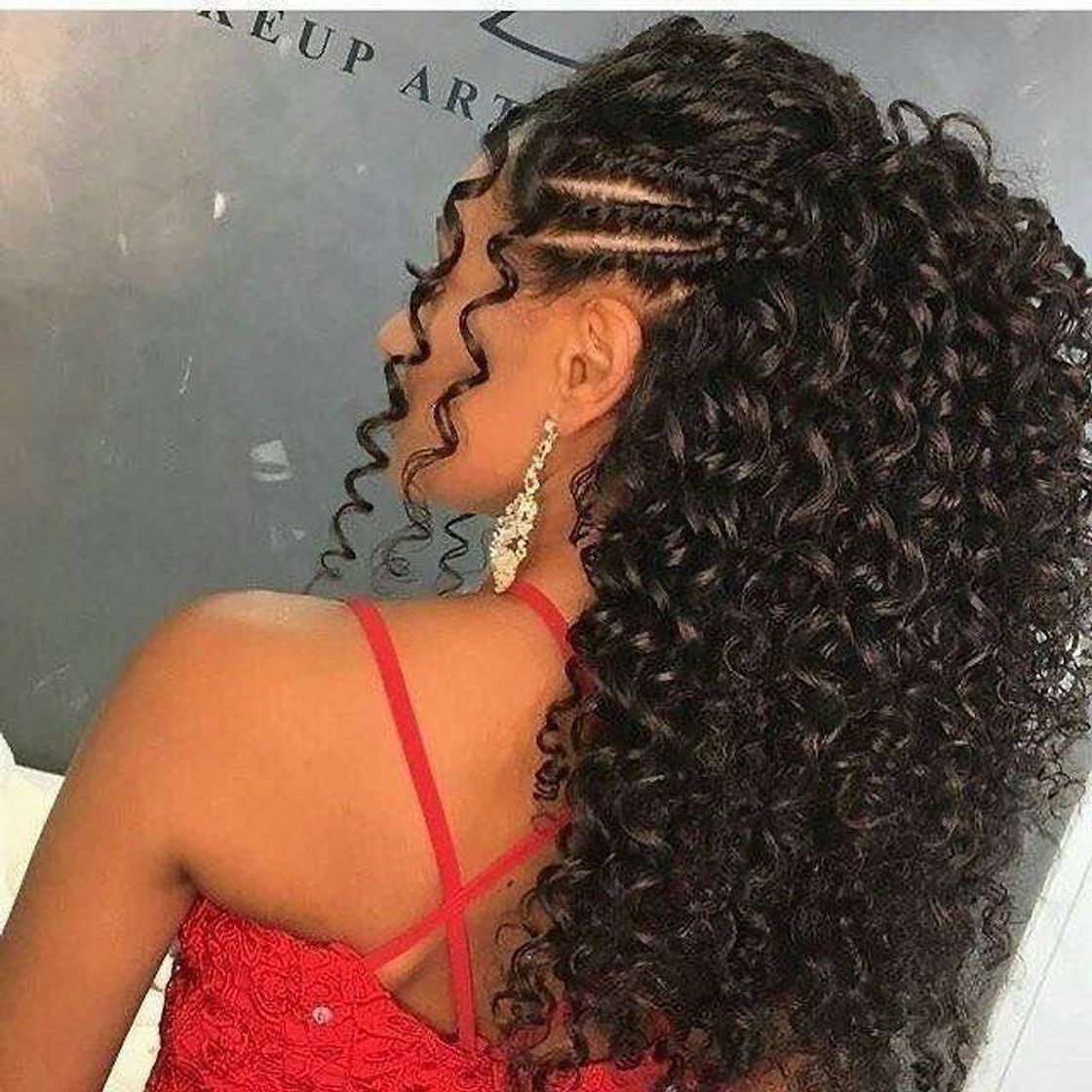 Moda Lindo o penteado😍