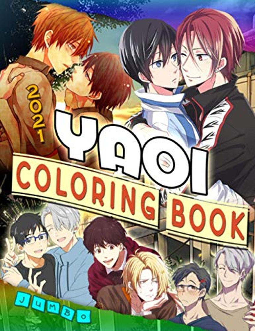 Libro Yaoi Coloring Book: Best 2021 Yaoi Coloring Collection: Color Cute Unofficial Pictures