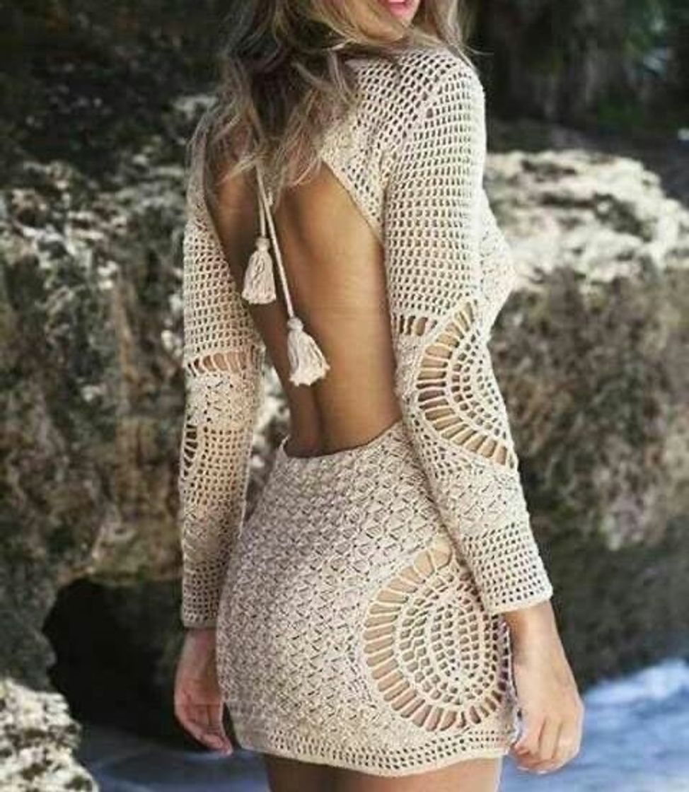 Moda Roupa de crochê 