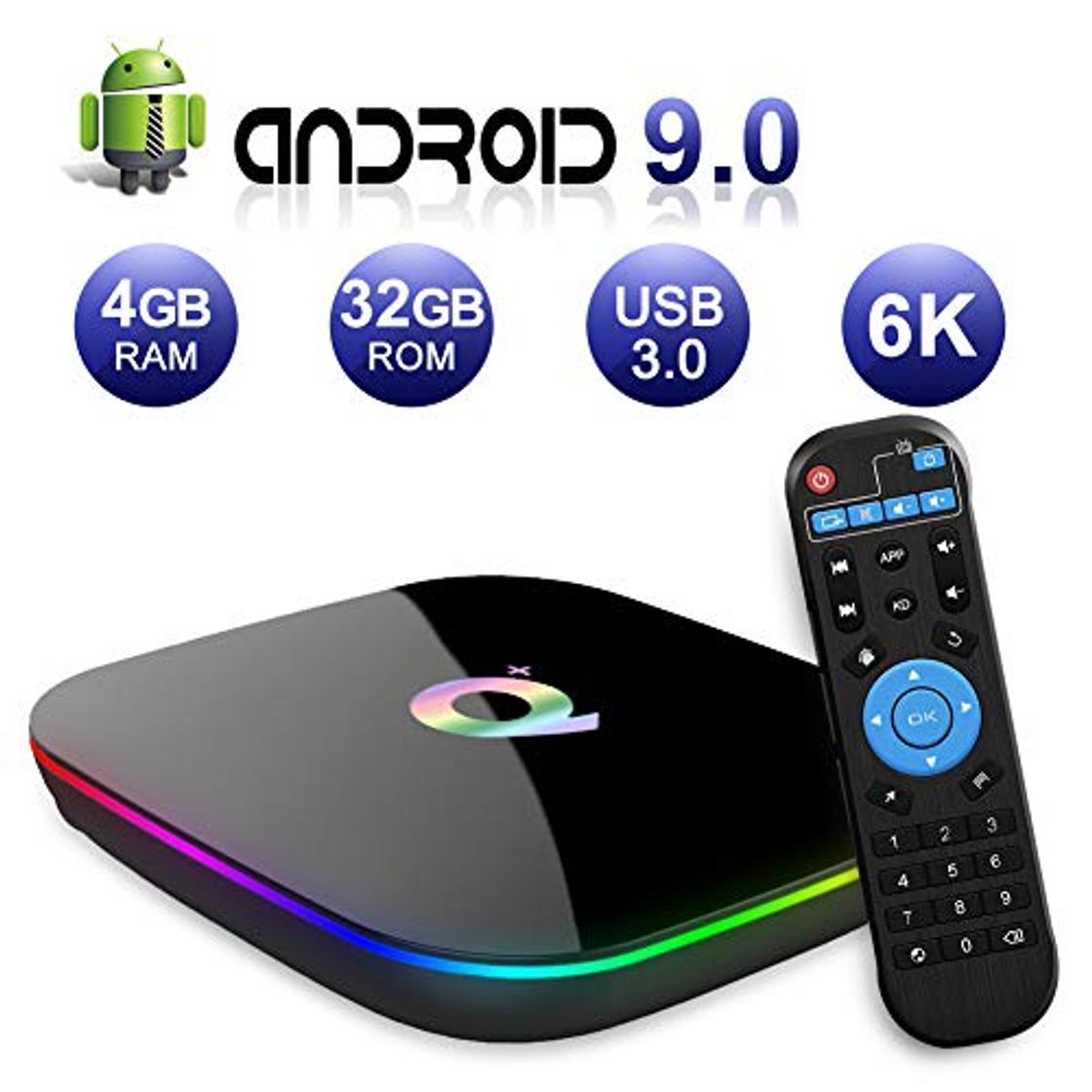 Electrónica Android TV Box 9.0