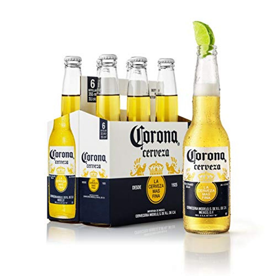 Lugar Corona  Cerveza - Paquete de 6 x 355 ml - Total