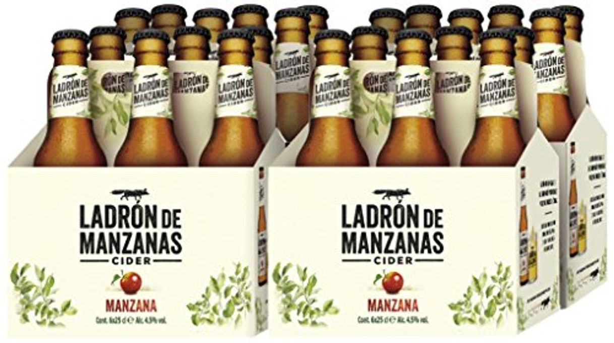 Producto Ladrón de Manzanas Cider Manzana - 4 Packs de 6 Botellas x