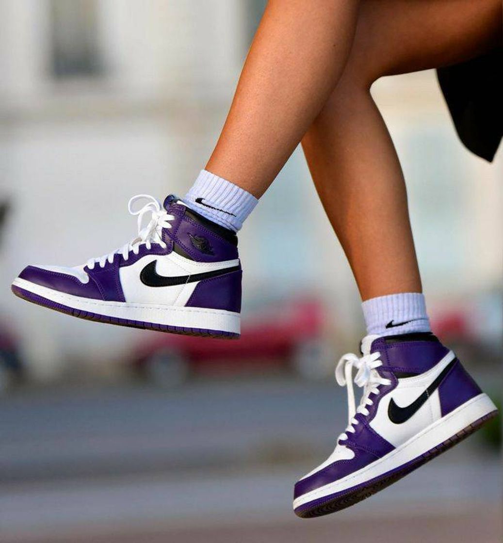 Fashion Nike Air jordan 1 Retro high court purple white